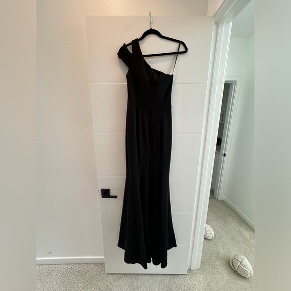 Betsy & Adam black ball gown wedding black tie event prom winter formal NWOT 4 - Picture 11 of 13